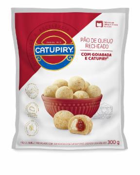 PAO DE QUEIJO CATUPIRY RECHEADO GOIABA 300G