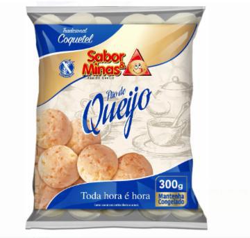 PAO DE QUEIJO SABOR&MINAS TRADICIONAL COQUETEL 300G