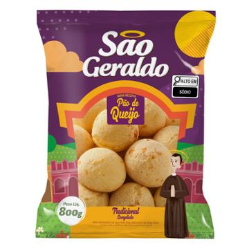 PAO DE QUEIJO SAO GERALDO TRADICIONAL CONG 800G