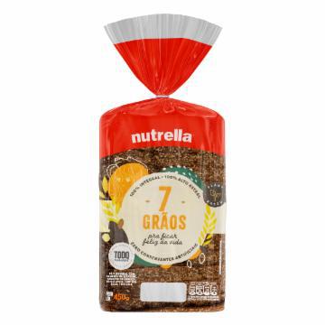 PAO NUTRELLA SETE GRAOS 450G