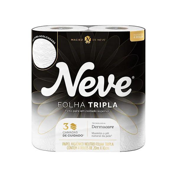 PAPEL HIGIENICO NEVE FOLHA TRIPLA SUPREME C/4 20MTS
