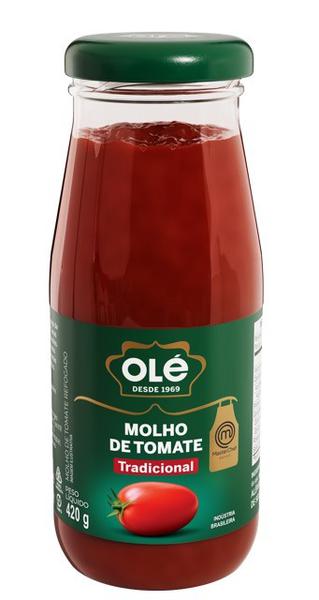 PASSATA TOMATE OLE MASTER CHEF TRADICIONAL VIDRO 420G