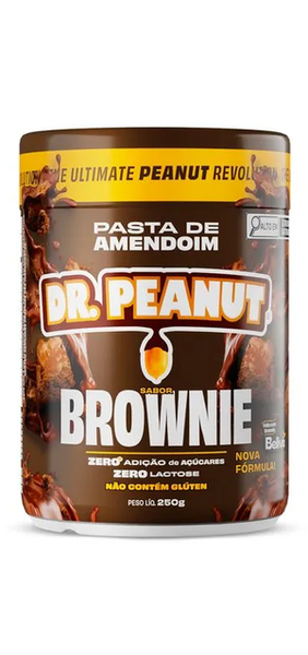 PASTA AMENDOIM DR PEANUT BROWNIE 250G