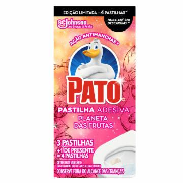 PASTILHA ADESIVA PATO FRUTAS C/3