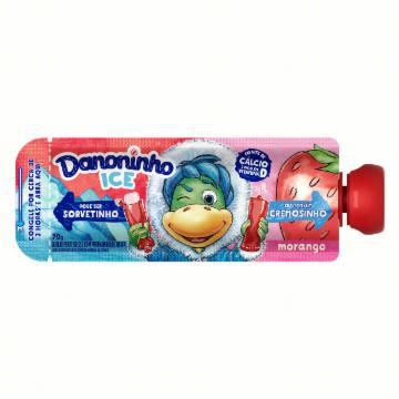 PETIT SUISSE DANONE DANONINHO ICE MORANGO SQUEEZE 70G
