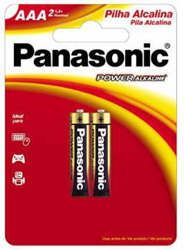 PILHA PANASONIC ALKALINE PALITO C/2