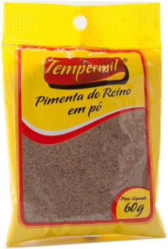 PIMENTA DO REINO PRETA EM PO TEMPERMIL 60G 