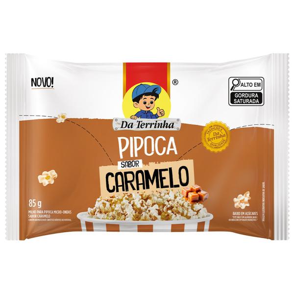 PIPOCA DA TERRINHA MICROONDAS CARAMELO 85G