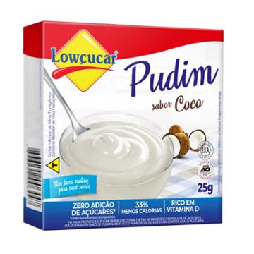 PO P/ PUDIM LOWCUCAR COCO ZERO 25G