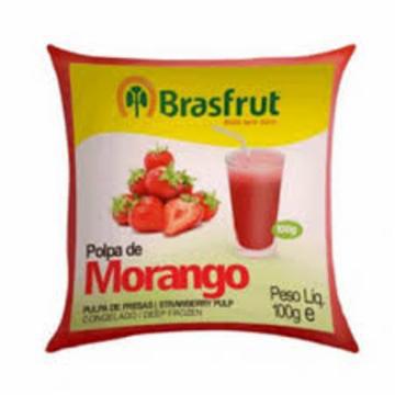 POLPA FRUTA BRASFRUT MORANGO 100G