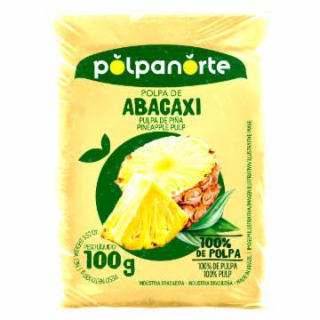POLPA FRUTA NORTE ABACAXI 100G