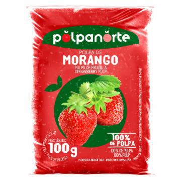 POLPA FRUTA NORTE MORANGO 100G