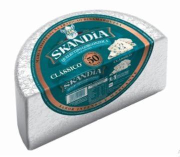 QUEIJO GORGONZOLA SKANDIA CLASSICO MEIA FORMA KG