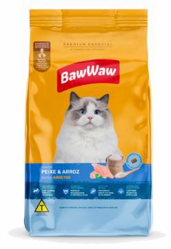 RACAO BAW WAW GATOS PEIXES 900G