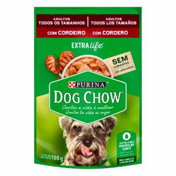 RACAO DOG CHOW CORDEIRO TENRO 100G