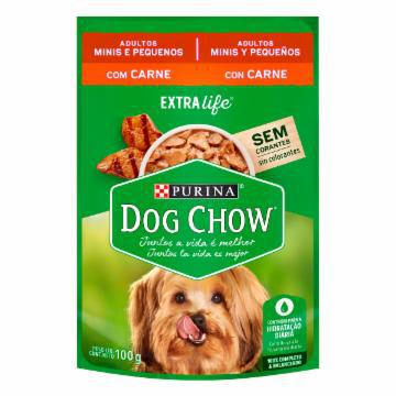RACAO DOG CHOW R/PEQ CARNE 100G