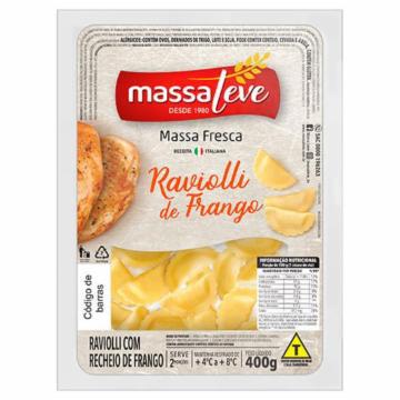 RAVIOLI MASSA LEVE FRANGO 400G