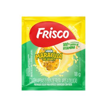 REFRESCO EM PO FRISCO MARACUJA E IOGURTE 18G