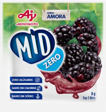 REFRESCO EM PO MID AMORA ZERO 8G