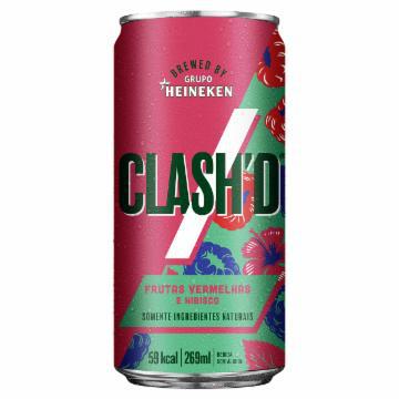 REFRESCO GASEIFICADO CLASH'D FRUTAS VERMELHAS 269ML