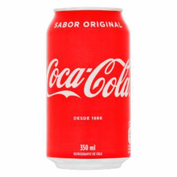 REFRIGERANTE LATA COCA COLA TRADICIONAL 350ML