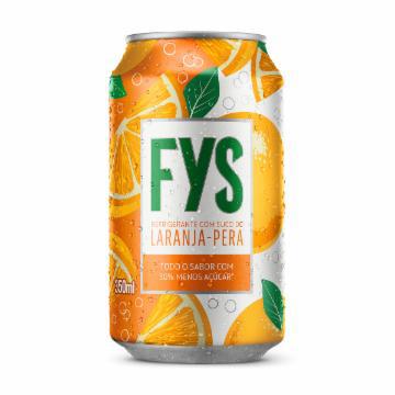 REFRIGERANTE LATA FYS LARANJA 350ML 