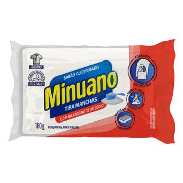SABAO GLICERINADO MINUANO TIRA MANCHAS C/BICARBONATO 180G