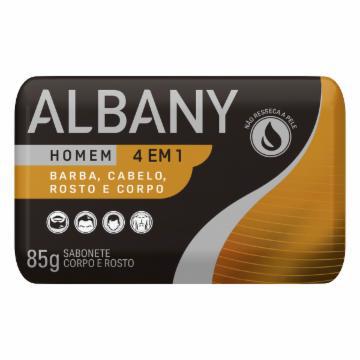 SABONETE BARRA ALBANY MASCULINO MULTIAÇÃO 85g