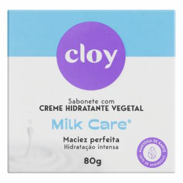 SABONETE BARRA CLOY HIDRATANTE MILK CARE 80G