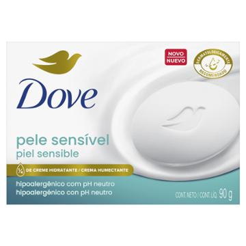 SABONETE BARRA DOVE PELE SENSIVEL 90G
