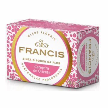 SABONETE BARRA FRANCIS CLASSICO ROSA 90G