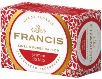 SABONETE BARRA FRANCIS CLASSICO VERMELHO 90G