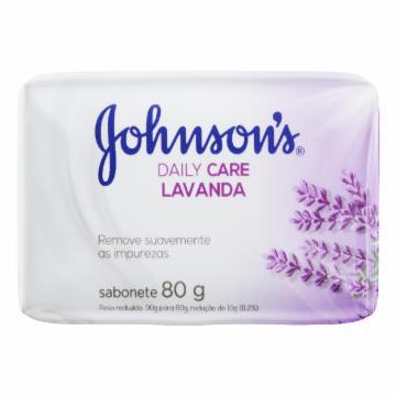 SABONETE BARRA JOHNSONS DAILY CARE LAVANDA 80G