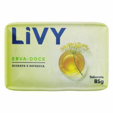 SABONETE BARRA LIVY ERVA DOCE 85G