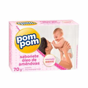 SABONETE INFANTIL POM POM OLEO AMENDOAS 70G