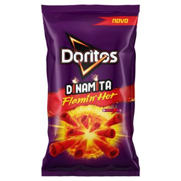 SALG DORITOS DINAMITA FLAMIN HOT CARNE DEFUMADA 60G