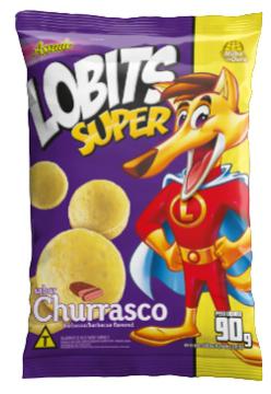 SALGADINHO LOBITS SUPER CHURRASCO 90G