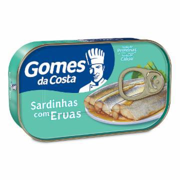 SARDINHA GOMES COSTA ERVAS 125G