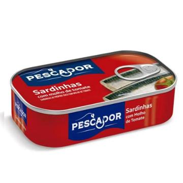 SARDINHA PESCADOR TOMATE 125G