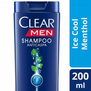 SHAMPOO CLEAR MEN ICE COOL MENTHOL 200ML
