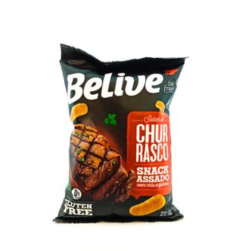 SNACK BELIVE SEM GLUTEN CHURRASCO 35G