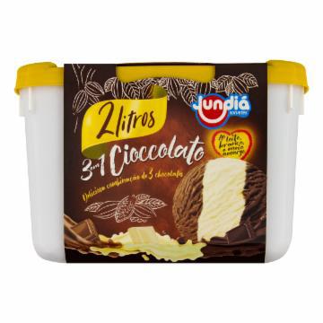 SORVETE JUNDIA 3 CHOCOLATES 2L