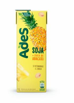SUCO A BASE DE SOJA ADES ABACAXI 1L