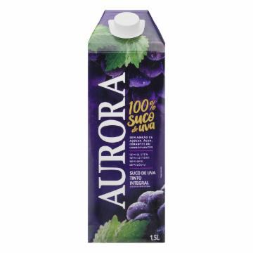SUCO AURORA UVA TINTO INTEGRAL TP 1,5L