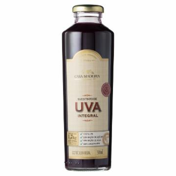 SUCO INTEGRAL CASA MADEIRA UVA TINTO VD 500ML