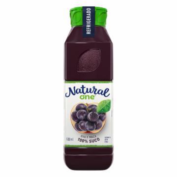SUCO INTEGRAL NATURAL ONE UVA REFRIGERADO GARRAFA 900ML