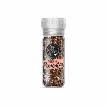 TEMPERO MOEDOR BR SPICES MIX PIMENTAS 50G