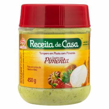TEMPERO RECEITA DE CASA COM PIMENTA 450G