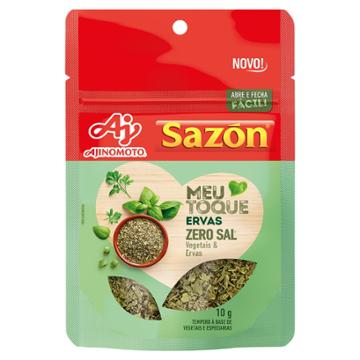 TEMPERO SAZON MEU TOQUE ESPECIARIAS ERVAS POUCH 10G