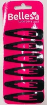 TIC TAC CABELO BELLESA GRANDE PRETO C/6 UNID